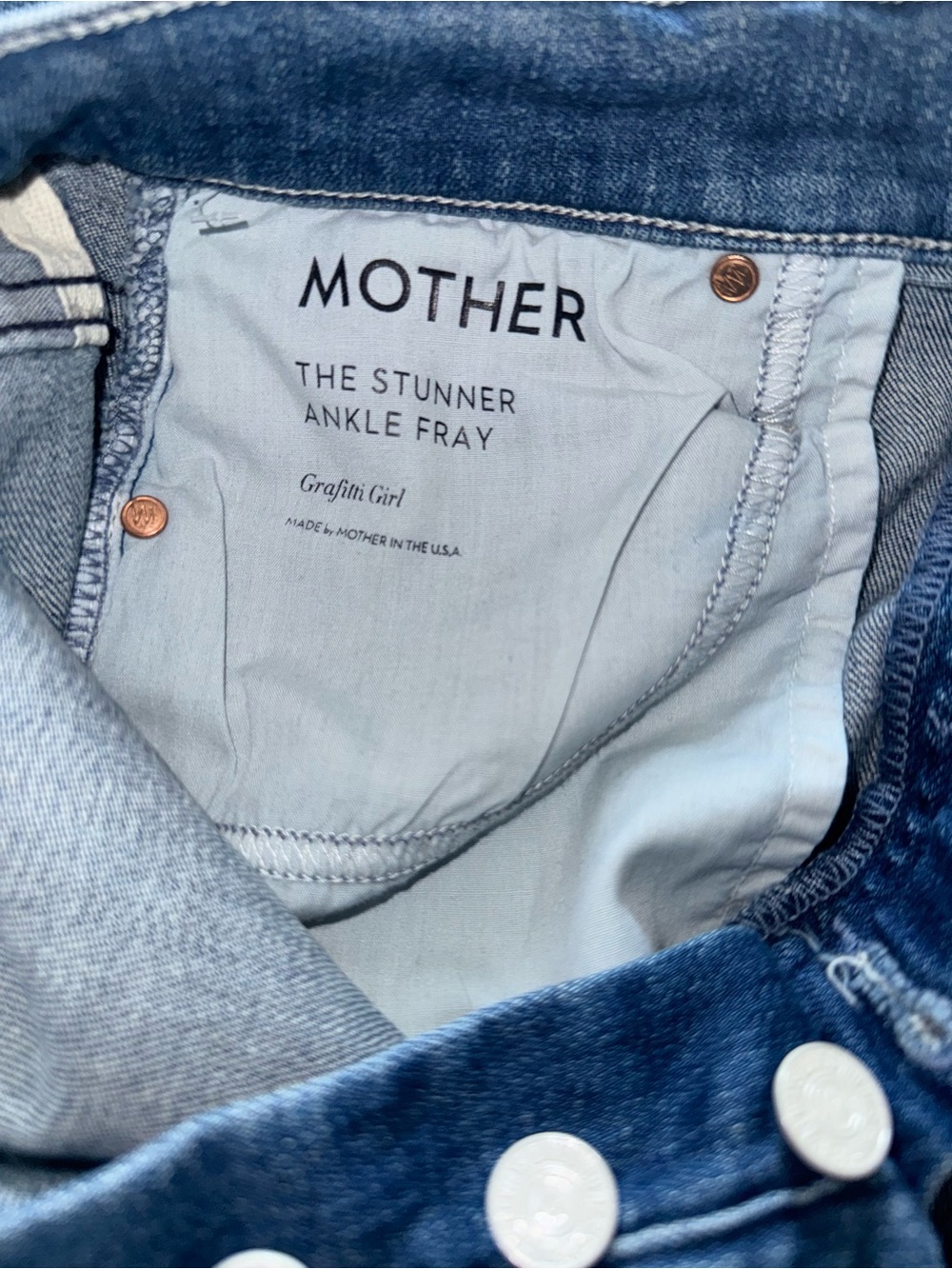 Mother the stunner ankle fray Jeans - Picture 11 of 13